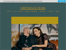 Tablet Screenshot of greyshackfilms.com